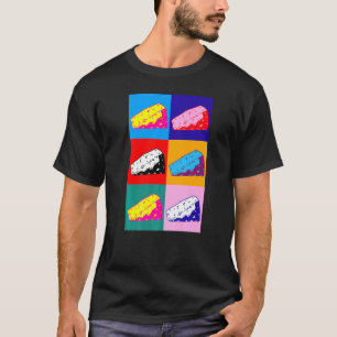 Food Cheddar Cheese Snack Foodie Pop Cheese T-Shirt