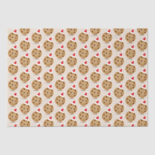  Food Chocolate Chip Cookie Santa Hats Christmas Tissue Paper