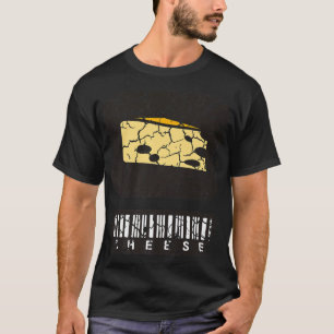 Food Cooking Foodie Cheese Distressed T-Shirt