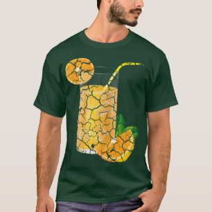 Food Cooking Foodie Orange Juice Distressed T-Shirt