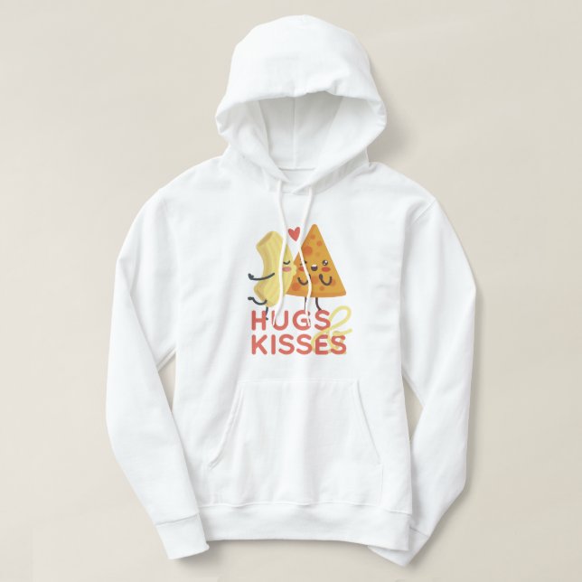 Food Couple Love Hoodie (Design Front)