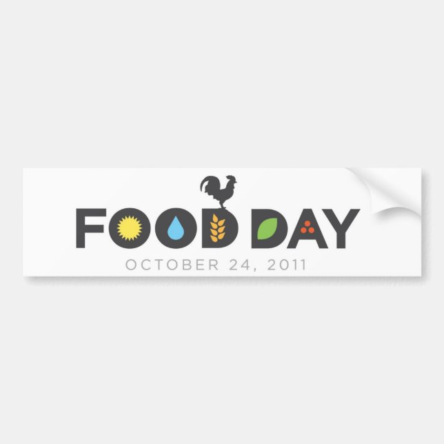 Food Day bumper sticker (Front)
