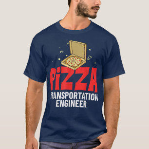 Food Delivery Driver Delivering Pizza Courier Than T-Shirt