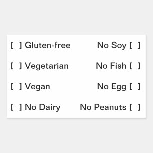 Food Diet Label