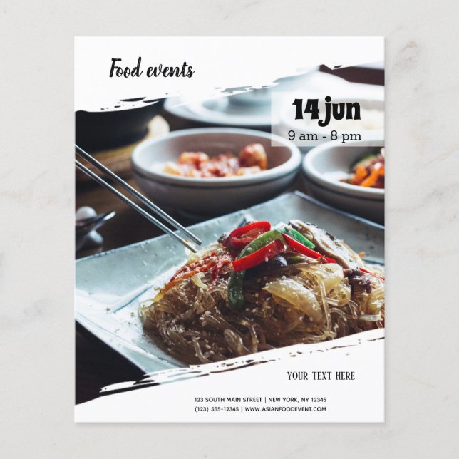 Food event flyer (Front)