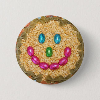 FOOD FACE 2 INCH ROUND BUTTON