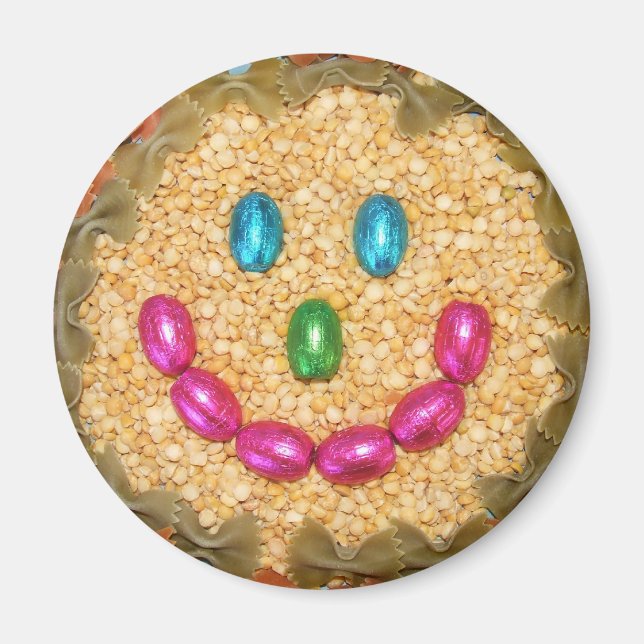 FOOD FACE FRIDGE MAGNET (Front)