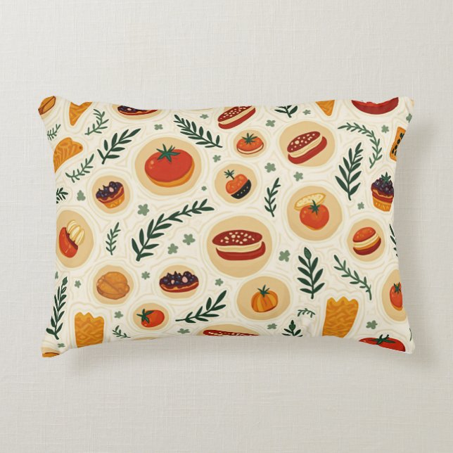 food festival pillow cushion (Front)
