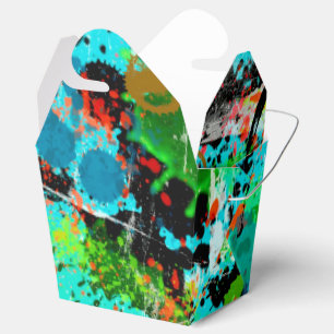 Food Fight Abstract Favor Box