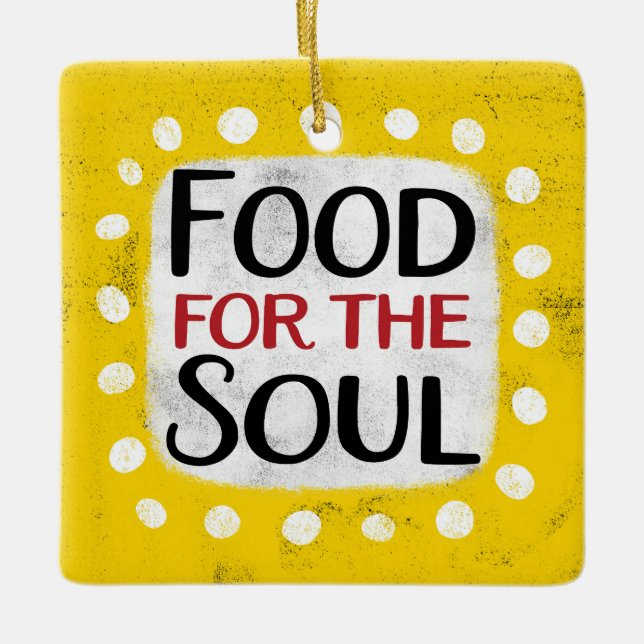 Food For The Soul Ornament (Front)