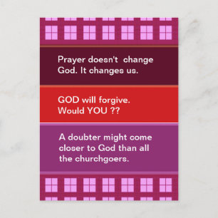 Food for thought: Wisdom Words Practical Postcard