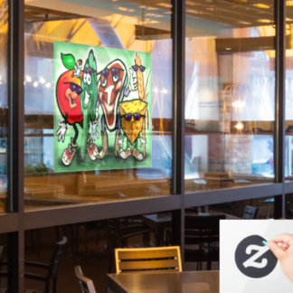 Food Fun Window Cling