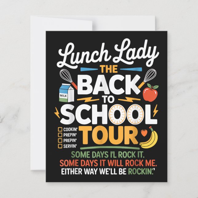 Food Humour Back to School (Front)