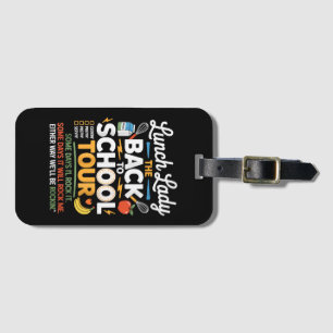 Food Humour Back to School Luggage Tag