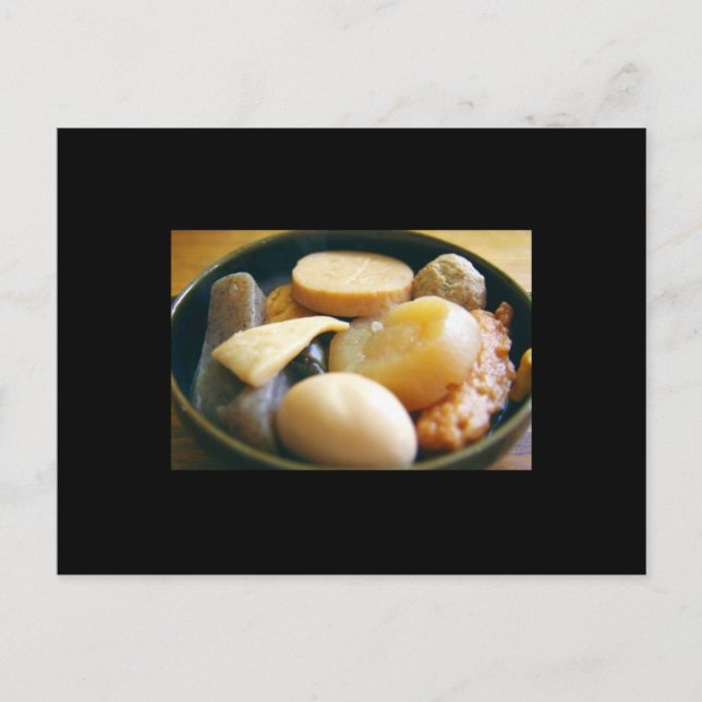 Food in Japan Postcard (Front)
