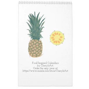 Food Inspired Calendars, Choose Year Calendar
