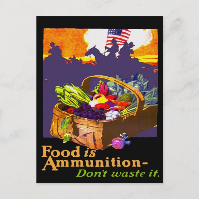 Food is Ammo Postcard (Front)