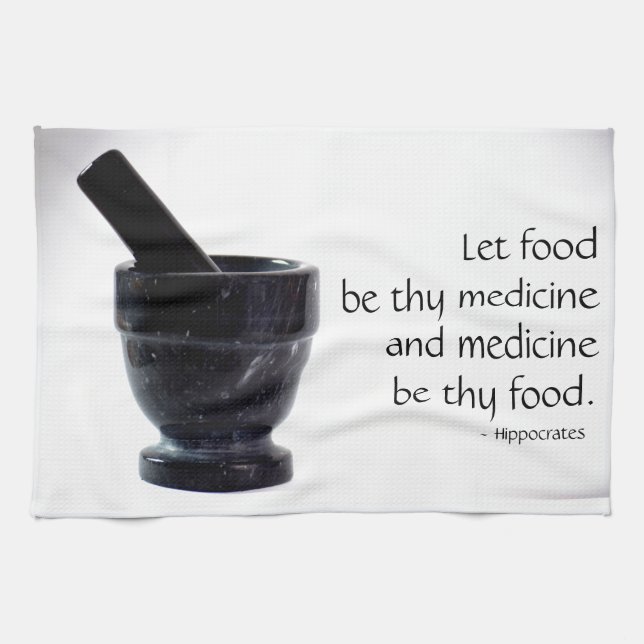 Food is Medicine Kitchen Towel (Horizontal)