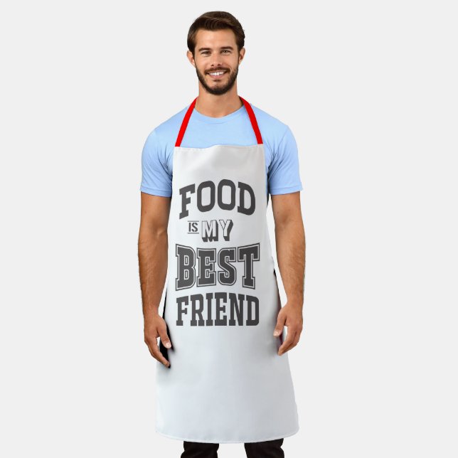 Food Is My Best Friend  Apron (Worn)