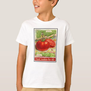 Food Justice - Vintage Tomatoes & Garden T-Shirt