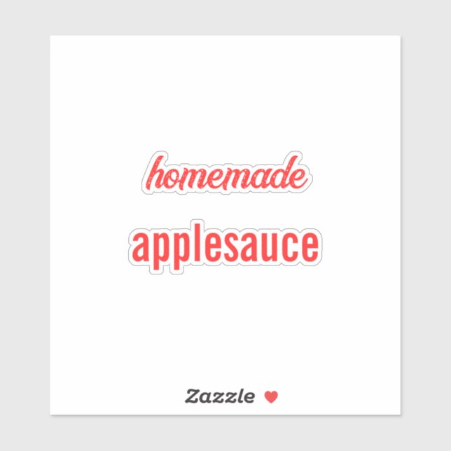 Food Label Canning Jar Applesauce Sauce Bakery (Sheet)