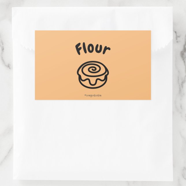 Food Label Sticker (Bag)