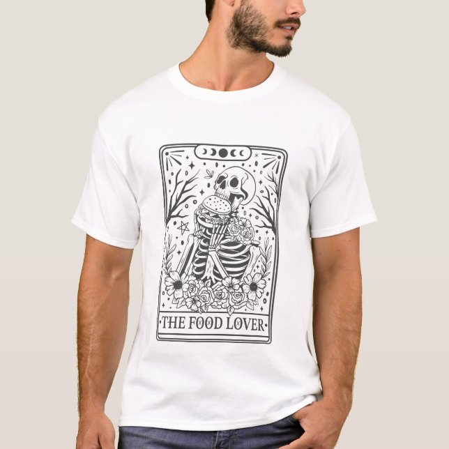 Food Lover Tarot Theme  T-Shirt (Front)