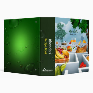Food Maze 2 Inch Recipe Binder