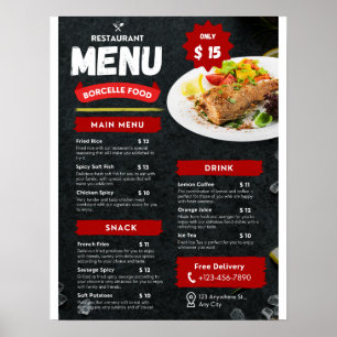 Food Menus Poster