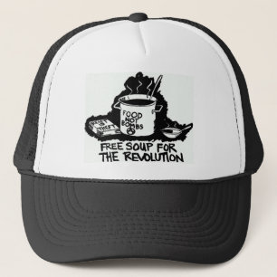 food not bombs trucker hat