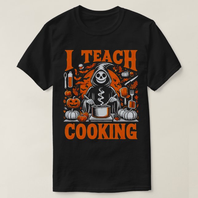 Food Obsessed Chef School Classic Kitchen for Food T-Shirt (Design Front)