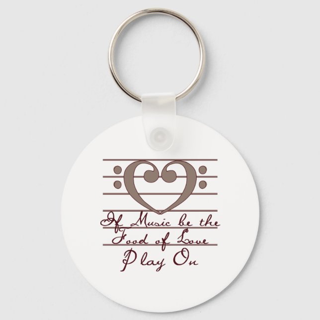 Food of Love Keychain (Front)