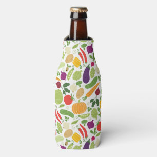 Food on a white background bottle cooler