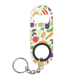 Food on a white background mini bottle opener