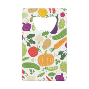 Food on a white background wallet bottle opener