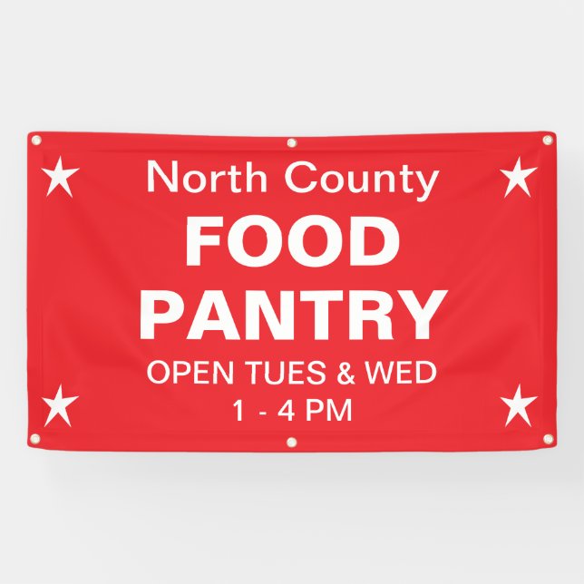 Food Pantry Banner (Horizontal)