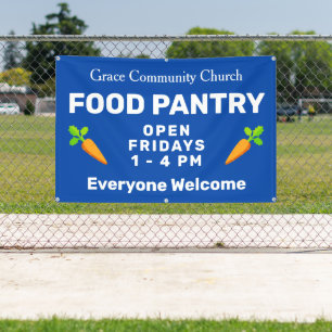 Food Pantry Church Banner