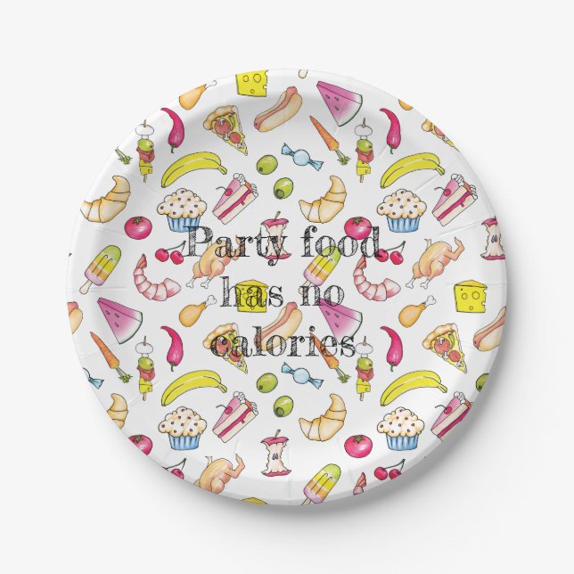Food Paper Plate (Front)
