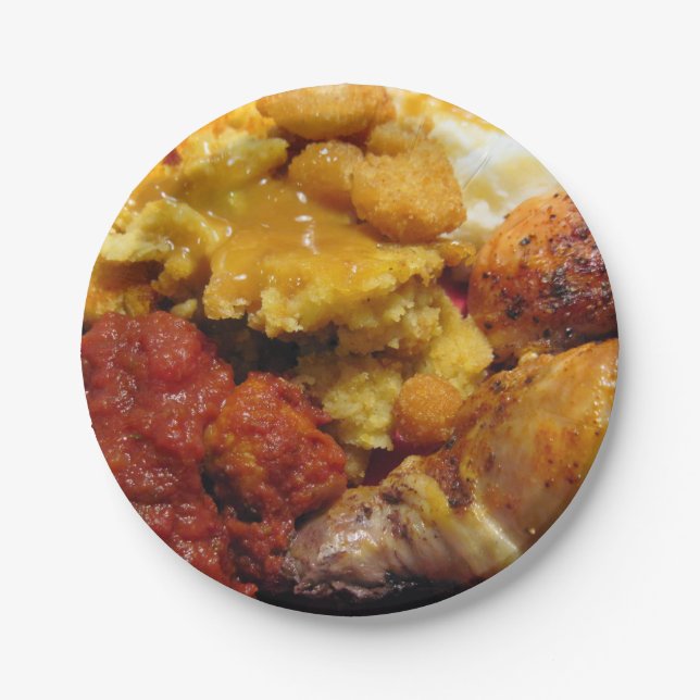 Food Paper Plate (Front)