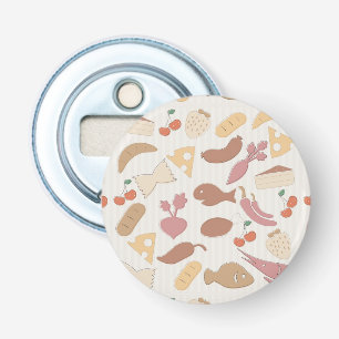 Food Pattern 2 2 Bottle Opener