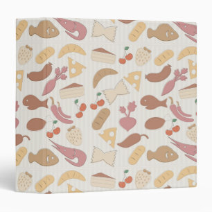 Food Pattern 2 Binder
