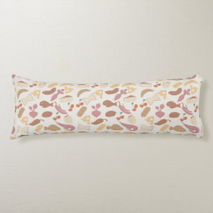 Food Pattern 2 Body Pillow