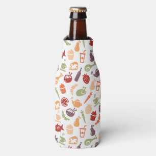 Food Pattern 2 Bottle Cooler