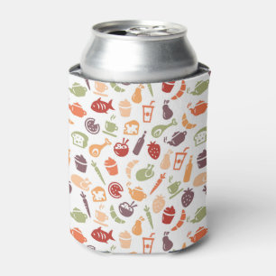 Food Pattern 2 Can Cooler