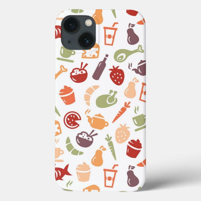 Food Pattern 2 Case-Mate iPhone Case (Back)