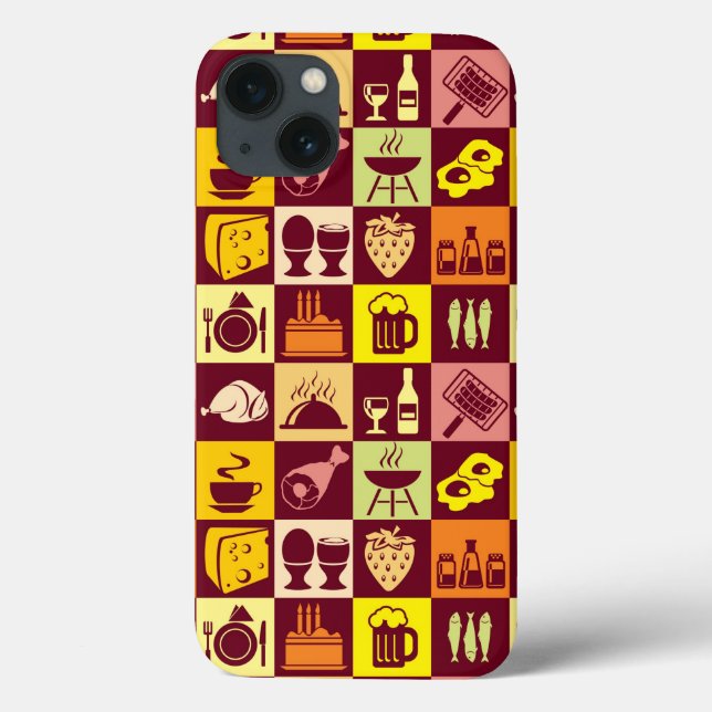 Food Pattern 2 Case-Mate iPhone Case (Back)