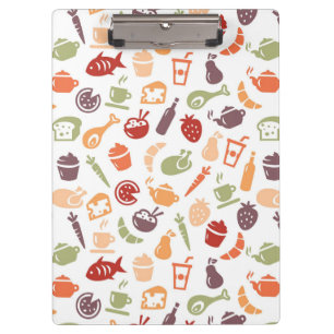 Food Pattern 2 Clipboard