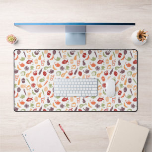 Food Pattern 2 Desk Mat