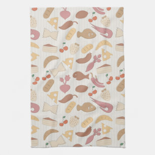 Food Pattern 2 Kitchen Towel