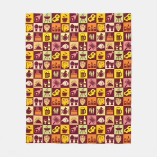Food Pattern 3 Fleece Blanket